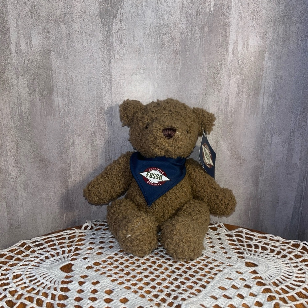 Small 7 in Fossil Bear plush GUND fossil